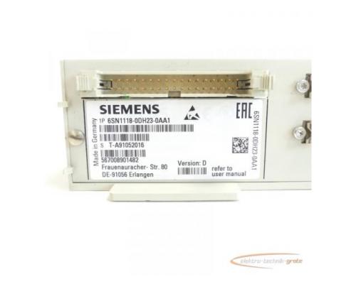 Siemens 6SN1118-0DH23-0AA1 Regelungseinschub Version: D SN:T-A91052016 - Bild 5