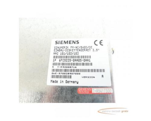 Siemens 6FC5235-0AA05-0AA1 Einbau-Diskettenlaufwerk 3,5" SN:T-R92008716 - Bild 6
