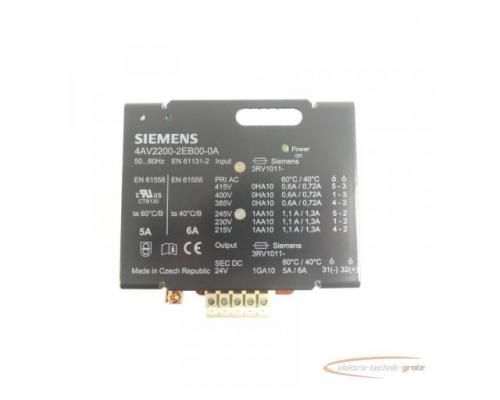 Siemens 4AV2200-2EB00-0A Stromversorgung - ungebraucht! - - Bild 6