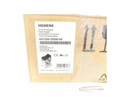 Siemens 4AV2200-2EB00-0A Stromversorgung - ungebraucht! - - Bild 7