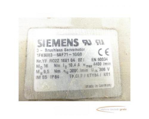 Siemens 1FK6083-6AF71-1GG0 Servomotor SN YF RO022 1681 04 001 - ungebraucht! - - Bild 7