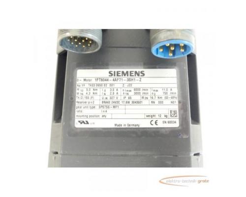 Siemens 1FT6044-4AF71-3SH1 - Z Synchronservomotor SN:YFT433065002001 - Bild 5