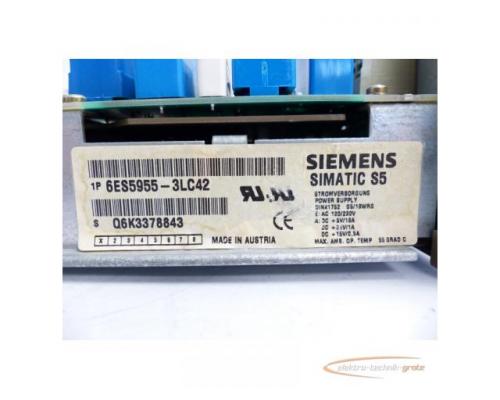 Siemens 6ES5955-3LC42 Stromversorgung E-Stand: 1 SN: Q6K3378843 - Bild 7