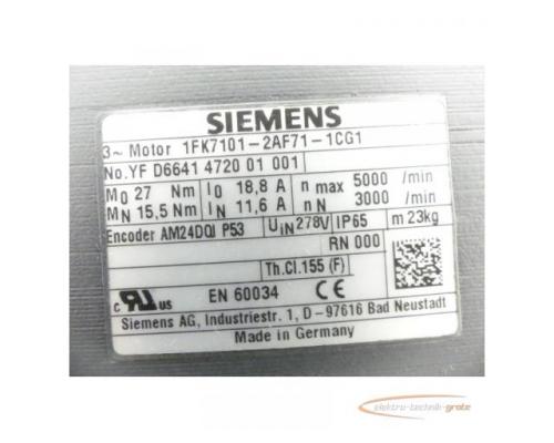 Siemens 1FK7101-2AF71-1CG1 Synchronmotor SN YFD6641472001001 - ungebraucht! - - Bild 5
