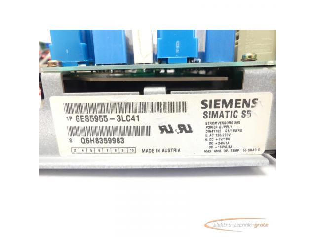 Siemens 6ES5955-3LC41 Stromversorgung E-Stand 3 SN Q6H8359983 - 8
