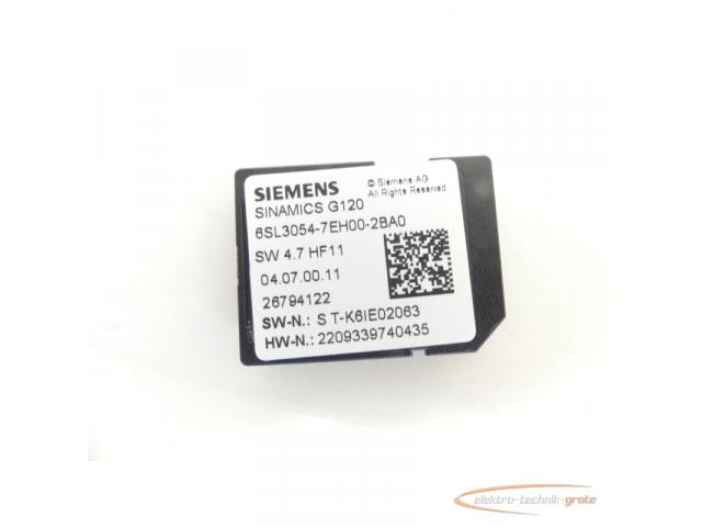 Siemens 6SL3054-7EH00-2BA0 SD-Karte SN T-K6IE02063 - 3