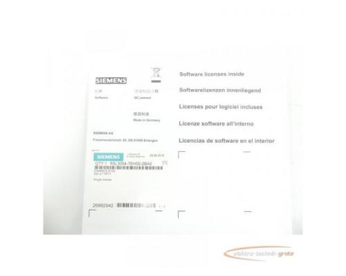 Siemens 6SL3054-7EH00-2BA0 SD-Karte SN 3000122 - ungebraucht! - - Bild 2