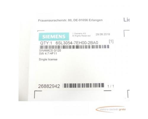 Siemens 6SL3054-7EH00-2BA0 SD-Karte SN 3000122 - ungebraucht! - - Bild 4