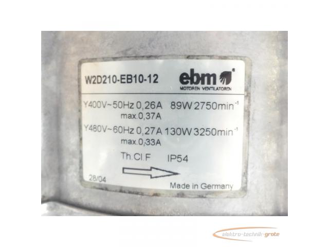Siemens 1PH7133-2NG02-0BC0 Kompakt-Asynchronmotor + ebm W2D210-EB10-12 Lüfter - 6