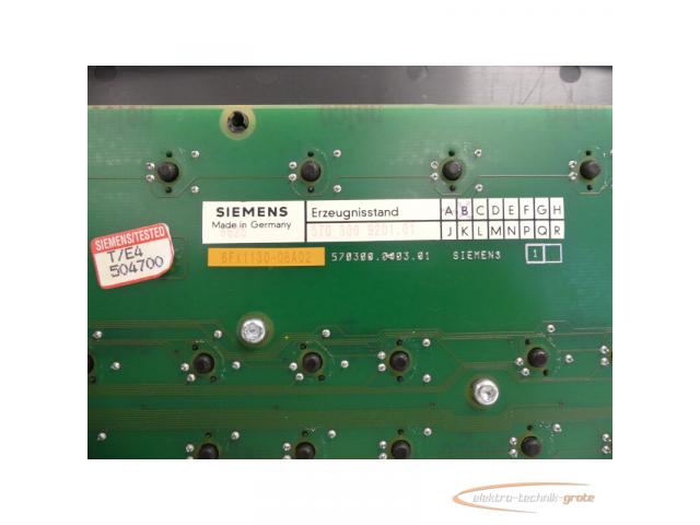 Siemens 6FX1130-0BA02 Tastatur E-Stand: B SN:6625 mit Bedientafelfront - 3