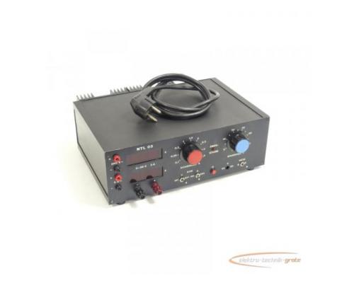 NTL 03 Prüfgerät / regelbares Labornetzteil 0 - 50 V / 0,1 - 3,5 A - Bild 1
