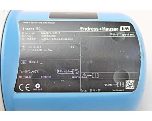 Endress+Hausser T-Mass 150 Thermisches Massedurchflussmessgerät 06AAB25-1035/0 - Bild 2