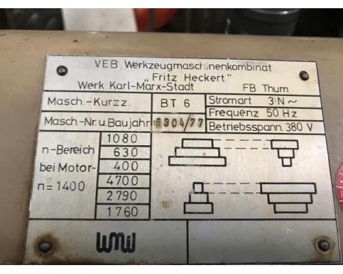 Kleine präzise 2-Kopf-Reihenbohrmaschine WMW Fritz Heckert Typ BT 6 - Bild 5