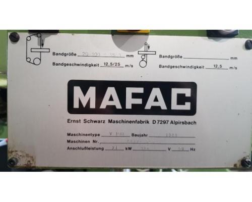 Vertikal-Bandschleifmaschine Fabr. MAFAC Typ V 100 - Bild 4