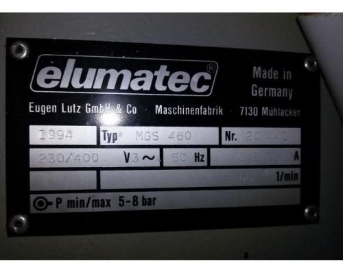 Glasleistensäge / Gehrungssäge für Alu und PVC Profile Fabr. ELUMATEC Typ MGS 460 - Bild 4