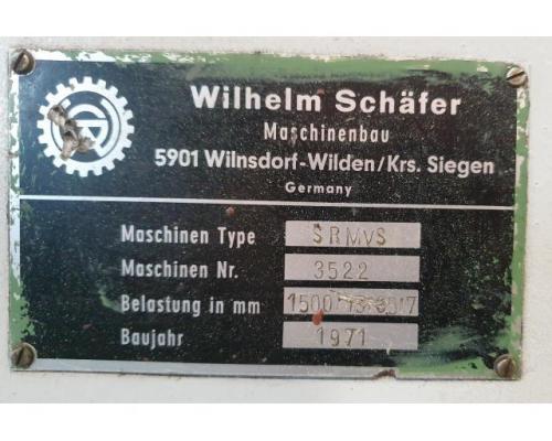 3-Walzen-Rundbiegemaschine Fabr. SCHÄFER Typ SRMVS 1500/13/8,5/7 - Bild 8