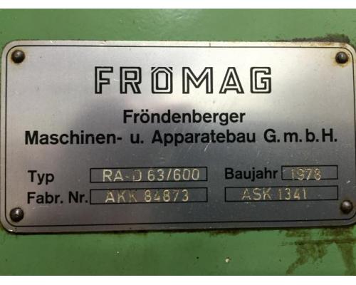 Hydraulische Nutenziehmaschine Fabr. FRÖMAG Typ Rapida D RAD 63/600 - Bild 6