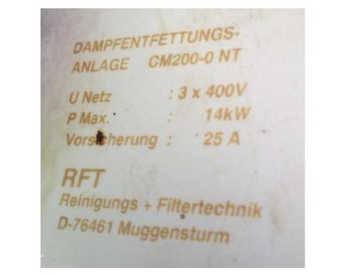 Dampfentfettungsanlage Fabr. RFT Reinigungs- und Filtertechnik Typ CLEAN MASTER CM 200-0 NT - Bild 4