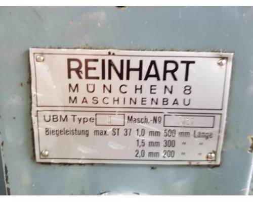Manuelle Schwenkbiegemaschine Fabr. REINHART München Typ UBM II - Bild 6