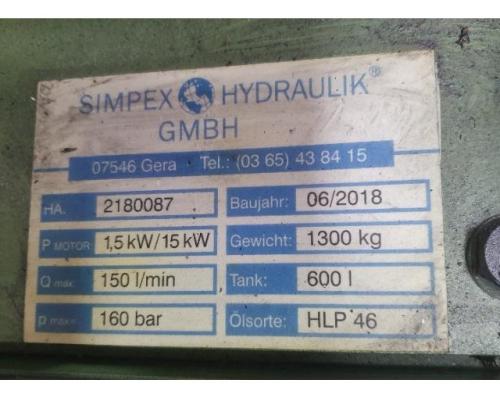 Hydraulikaggregat Fabr. SIMPEX Hydraulik Gera - Bild 8
