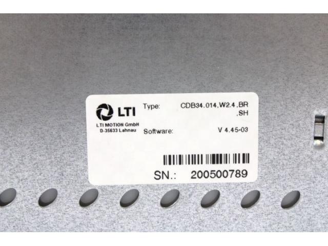 LUST LTI Motion CDB34.014,W2.4,BR,SH 5,5kW Servo Controller - 3