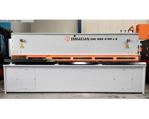 ERMAK CNC HGS 3100x6 Tafelschere - hydraulisch - Bild 3
