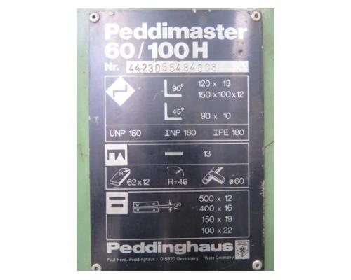 PEDDINGHAUS Peddimaster 60/100 H Profilstahlschere - Kombiniert - Bild 3