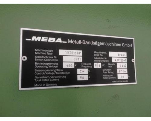 MEBA - Vollautomat MEBAtop 1020 DGP Bandsäge - Bild 3