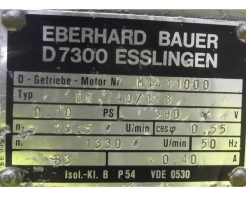 Getriebemotor 0,075 kW 29,5 U/min von Bauer – DK740/178 - Bild 4