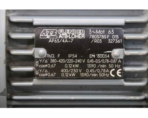 Elektromotor 0,12 kW 1390 U/min von ATB – AF63/4A-7 - Bild 5