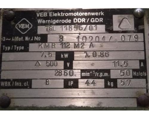 Elektromotor 7,5 kW 2860 U/min von VEM – KMR112.M2 - Bild 4