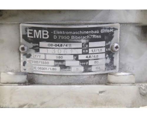 Getriebemotor 1,1/1,5 kW von EMB – OB-04,6/4 S - Bild 5