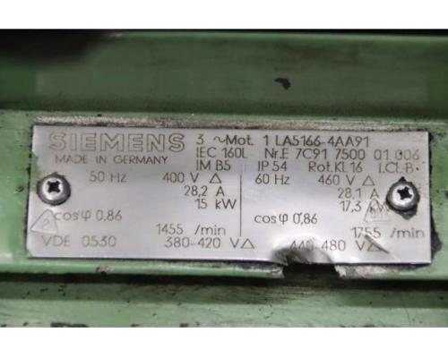 Elektromotor 15 kW 1455 U/min von Siemens – 1 LA5166-4AA91 - Bild 4