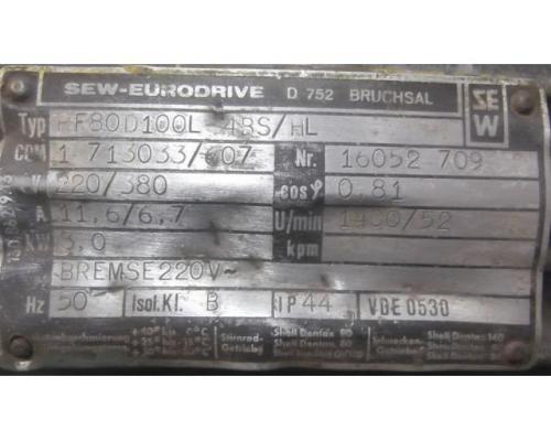 Getriebemotor 3 kW 52 U/min von SEW Eurodrive – RF80D100L-4BS/HL - Bild 4