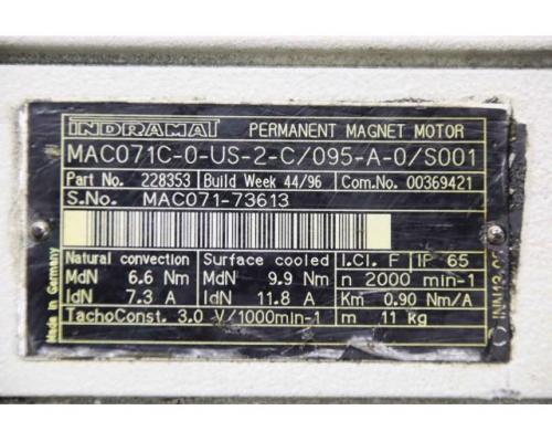 Servomotor von Indramat DMT – MACO71C-0-US-2-C/095-A-/S001 - Bild 5