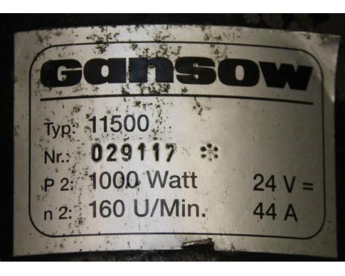Getriebemotor 1 kW 160 U/min 24 Volt von Gansow – 11500 / ZF12 - Bild 10