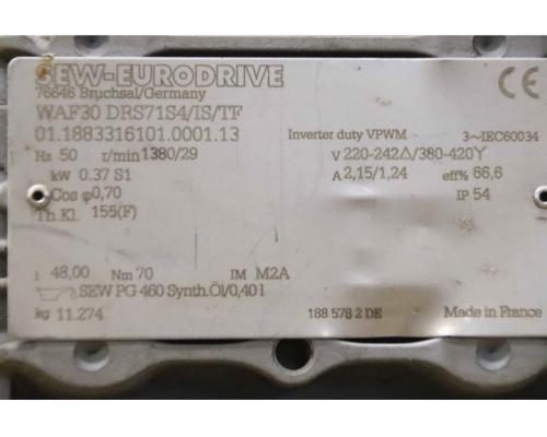 Getriebemotor 0,37 kW 29 U/min von SEW-Eurodrive – WAF30 DRS71S4/IS/TF - Bild 4