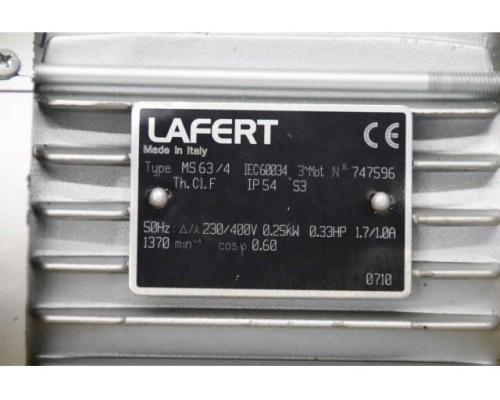 Elektromotor 0,25 kW 1370 U/min von Lafert – MS63/4 - Bild 4