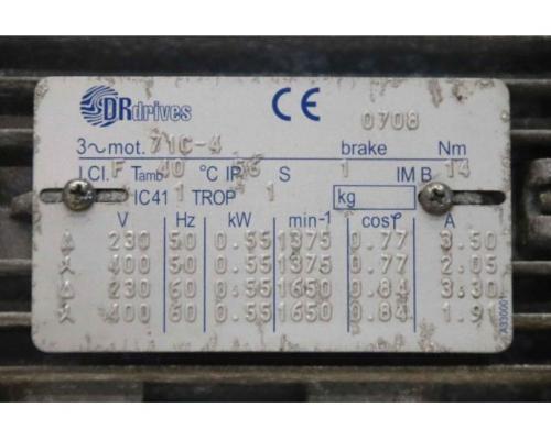 Getriebemotor 0,55 kW 183 U/min von Motovario – NHRV/ 040 71C-4 - Bild 4