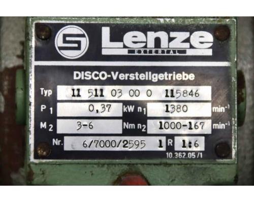regelbares Getriebe 1000-167 U/min von Lenze – 11 511 03 00 0 - Bild 4