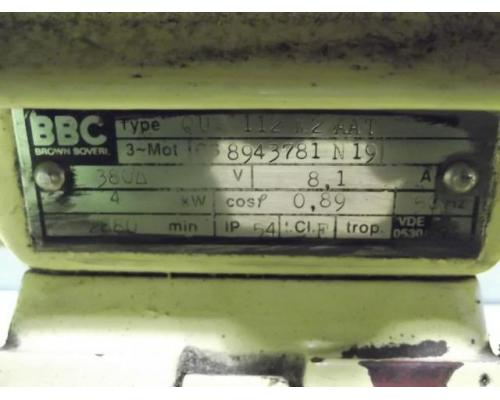 Elektromotor 4 kW 2880 U/min von BBC – QU112M2AAT - Bild 4
