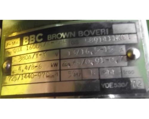 Elektromotor 4,4/8-6 kW 725/1440/970 U/min von BBC – QUX160L8/4-6AG - Bild 7
