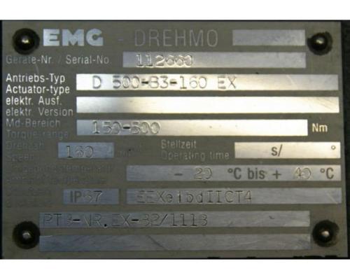 elektrische Stellantriebe von EMG – Drehmo D 500-B3-160 EX - Bild 5