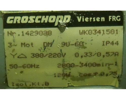 Getriebemotor 0,12 kW 784 U/min von Groschopp – WK0341501 - Bild 4