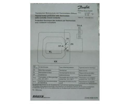 Getriebemotor 1,1 kW 54 U/min von BAUER – BG40-37 - Bild 8