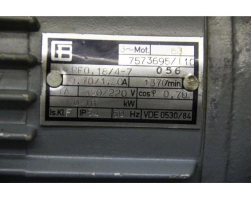 Elektromotor 0,18 kW 1370 U/min von CB – RFO.18/4-7 - Bild 4