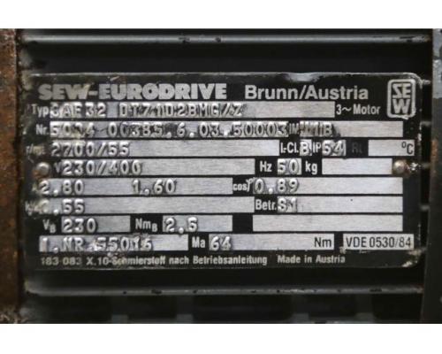 Getriebemotor 0,55 kW 55 U/min von SEW-Eurodrive – SAF 32 DTZ1D2BMG/Z - Bild 4