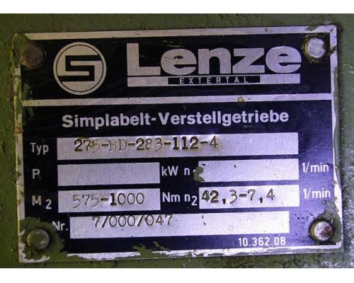 regelbarer Getriebemotor 4 kW 7,4-42,3 U/min von Lenze – 275-HD-283-112-4 - Bild 6
