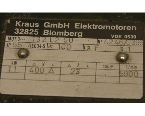 Elektromotor 11 kW 2950 U/min von Kraus – 132L2S0 - Bild 3