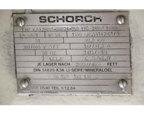 Elektromotor 90 kW 1475 U/min von Schorch – KA3280M-BB024-050 - Bild 4